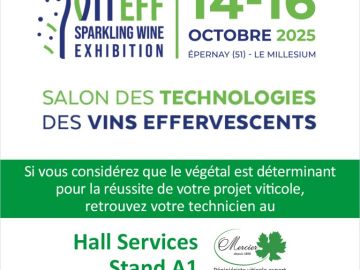 Nous serons présents au VITeff du 14 au 16 Octobre 2025 au Parc des expositions Le Millesium au cœur de la Champagne à Épernay.
Venez nous retrouver au :...