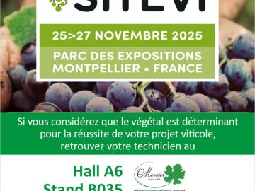 Nous serons présents au Sitevi du 25 au 27 Novembre 2025 au Parc des Expositions de Montpellier.
Venez nous retrouver au : Hall A6 Stand B 035....